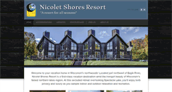 Desktop Screenshot of nicoletshores.com